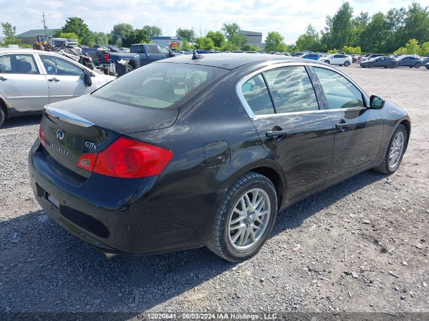 2010 Infiniti G37X VIN: JN1CV6AR4AM460841 Lot: 12020841