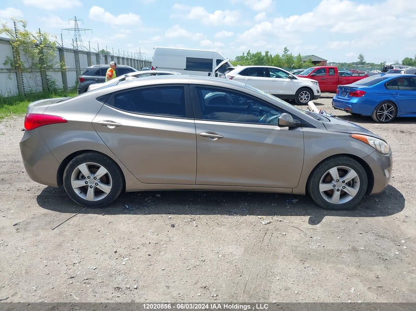 2013 Hyundai Elantra Gls VIN: 5NPDH4AE5DH213417 Lot: 12020856