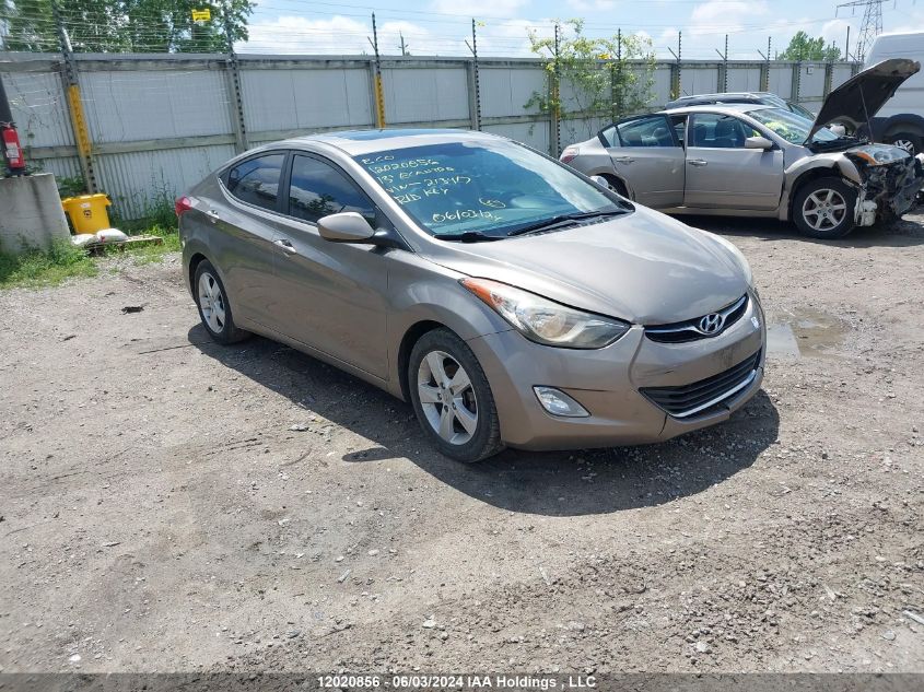 2013 Hyundai Elantra Gls VIN: 5NPDH4AE5DH213417 Lot: 12020856