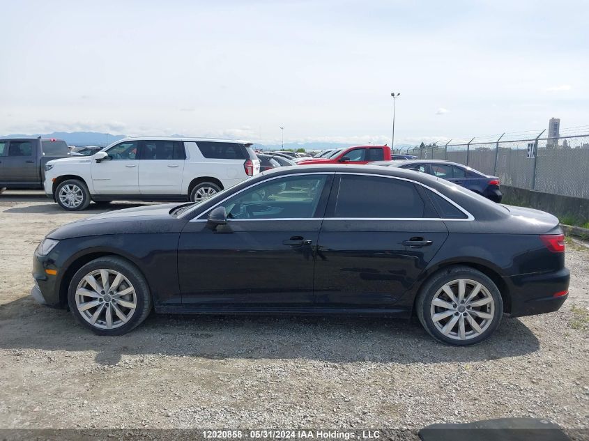 2018 Audi A4 Komfort VIN: WAUANAF48JN000710 Lot: 12020858