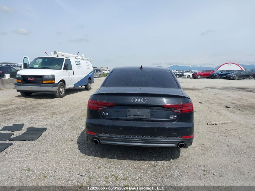 2018 Audi A4 Komfort VIN: WAUANAF48JN000710 Lot: 12020858