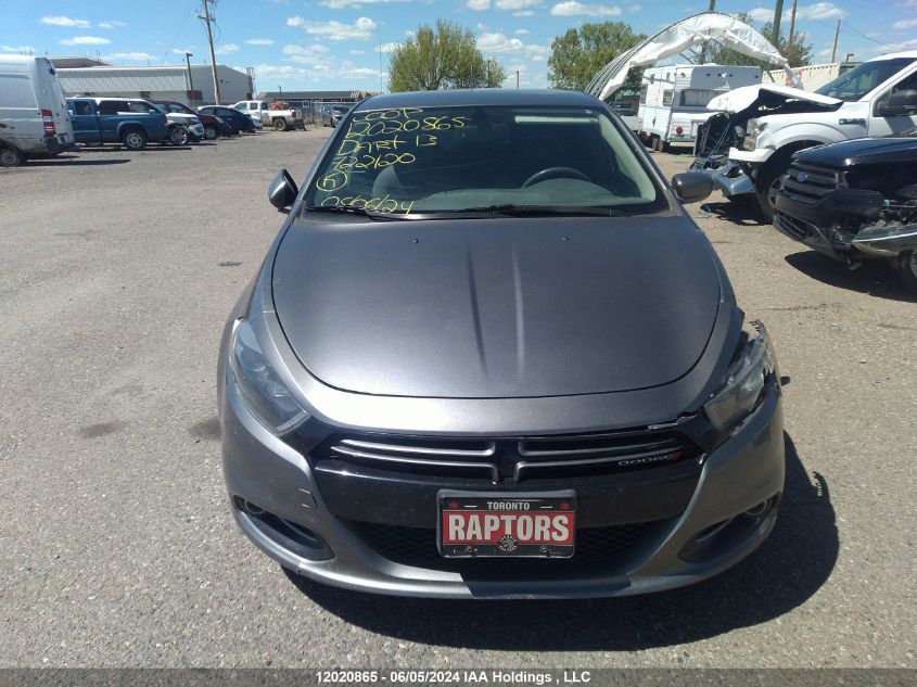 2013 Dodge Dart Rallye VIN: 1C3CDFBHXDD722120 Lot: 12020865