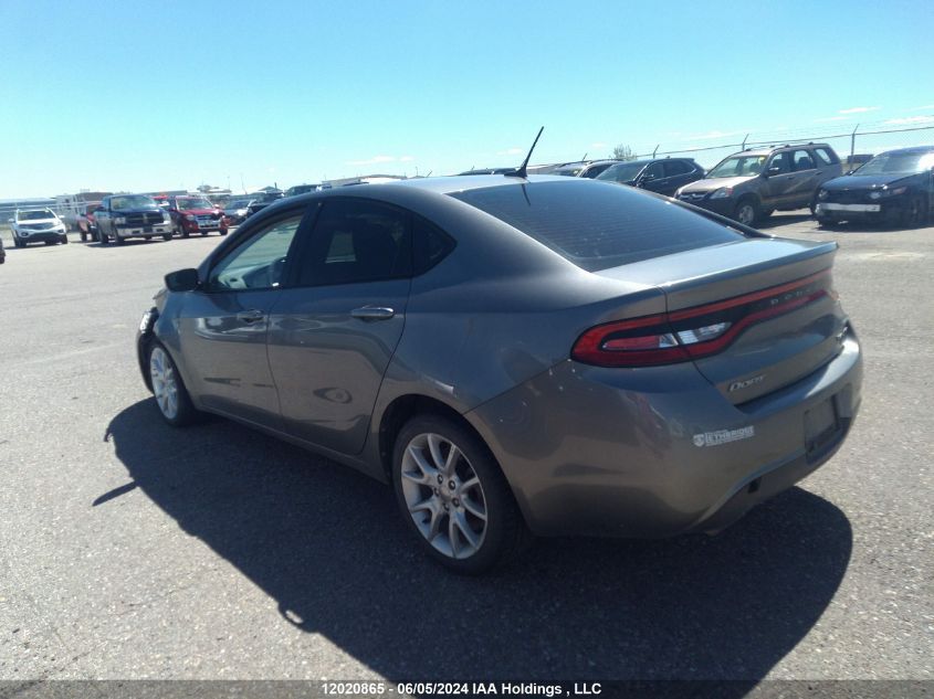 2013 Dodge Dart Rallye VIN: 1C3CDFBHXDD722120 Lot: 12020865