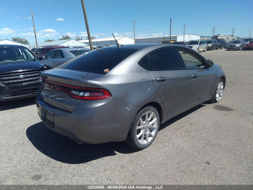 2013 Dodge Dart Rallye VIN: 1C3CDFBHXDD722120 Lot: 12020865