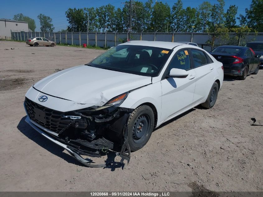 2022 Hyundai Elantra Essential Ivt With Hyundai Smartsense Package VIN: KMHLM4AG2NU292492 Lot: 12020868