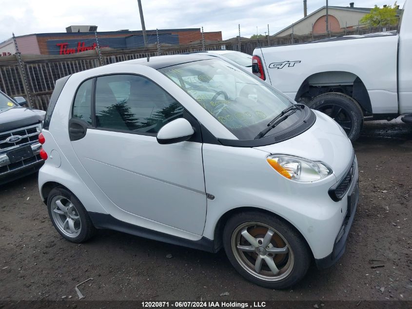 2015 Smart Fortwo VIN: WMEEJ3BA0FK800760 Lot: 12020871