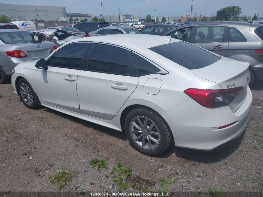 2022 Honda Civic Ex 4Dr VIN: 2HGFE2F39NH126189 Lot: 12020873