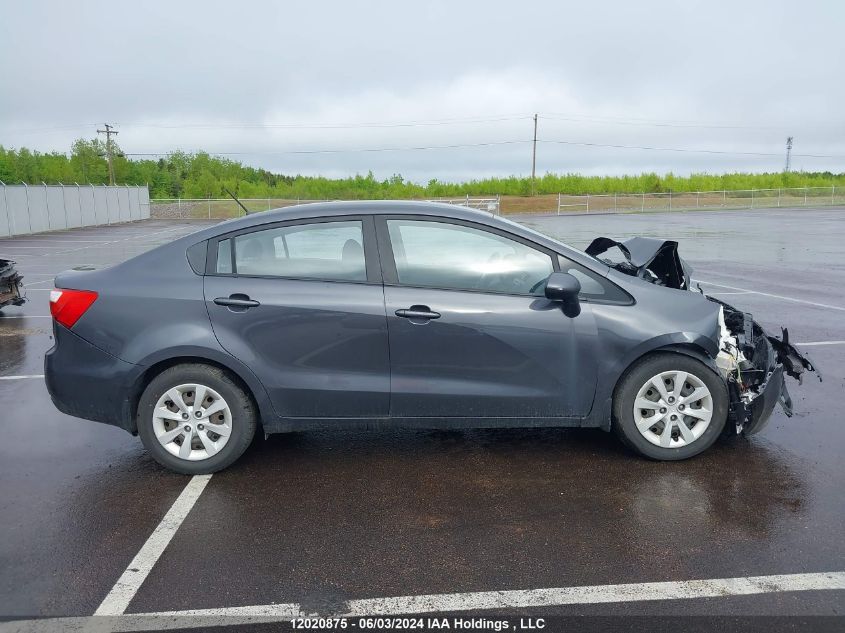 2013 Kia Rio VIN: KNADM4A37D6136986 Lot: 12020875