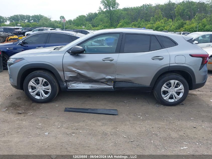 2024 Chevrolet Trax Ls VIN: KL77LFE22RC198446 Lot: 12020885