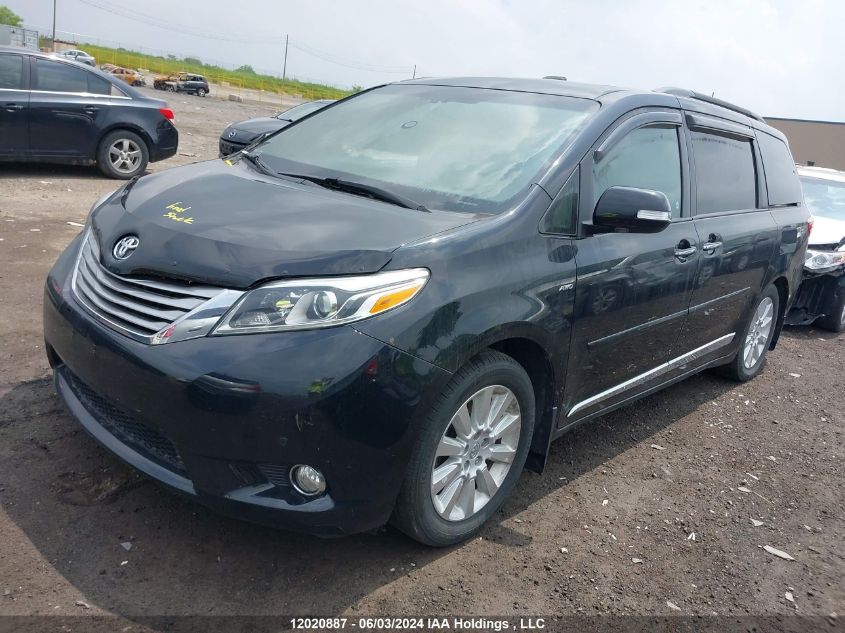 2016 Toyota Sienna Xle 7 Passenger VIN: 5TDDK3DCXGS143062 Lot: 12020887