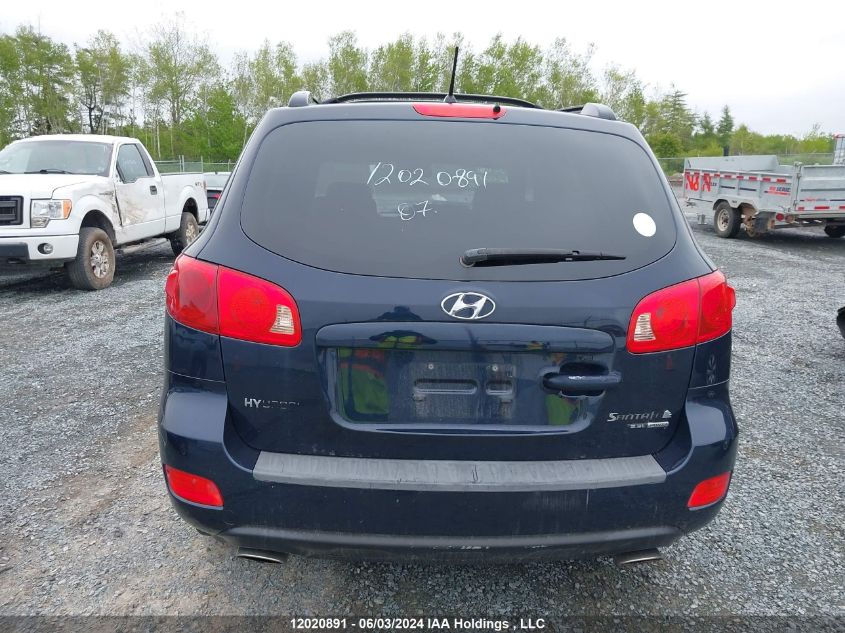 2007 Hyundai Santa Fe Gl VIN: 5NMSG73E27H066452 Lot: 12020891