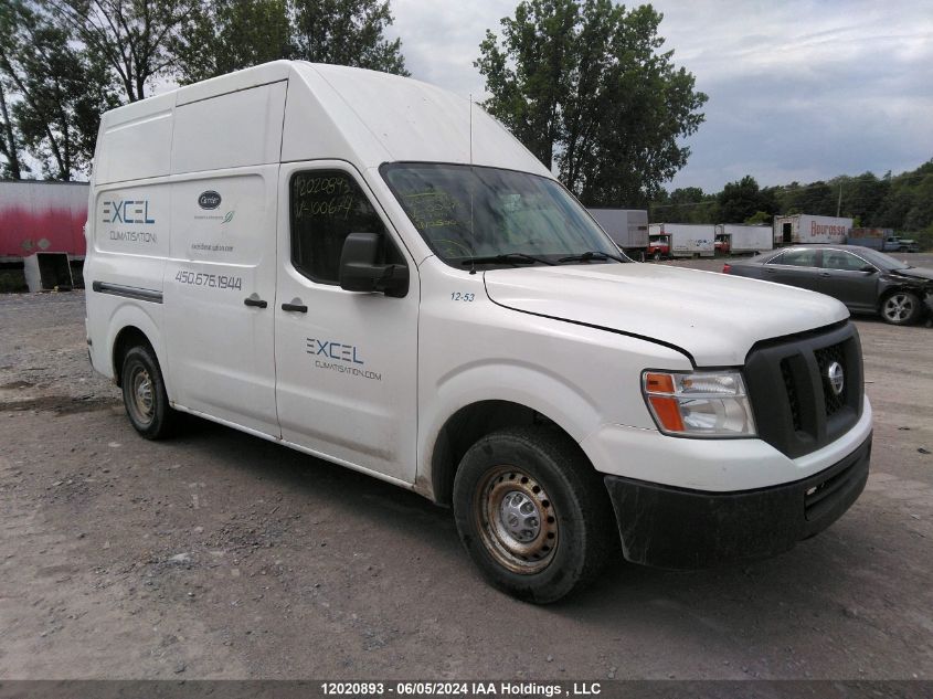 2012 Nissan Nv 2500 VIN: 1N6BF0LY7CN100674 Lot: 12020893