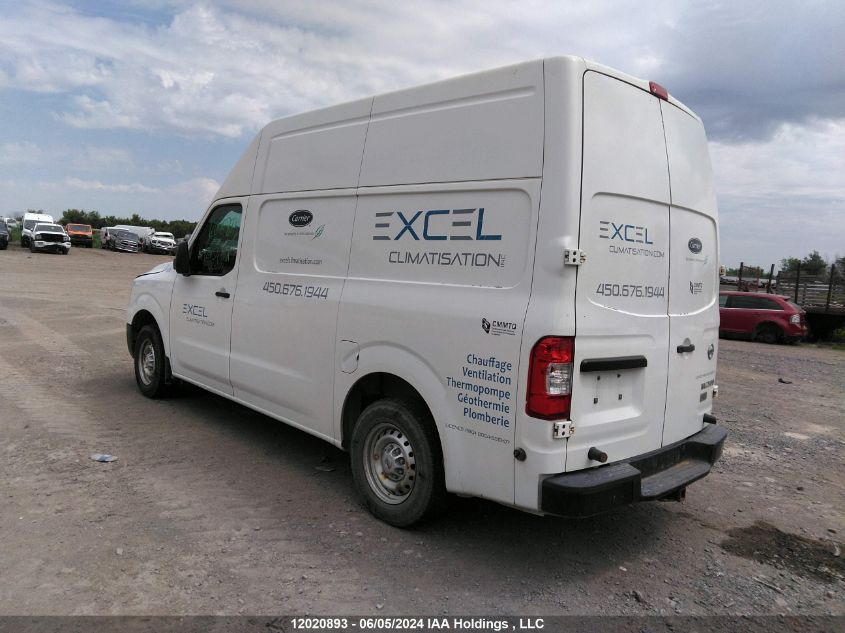 2012 Nissan Nv 2500 VIN: 1N6BF0LY7CN100674 Lot: 12020893