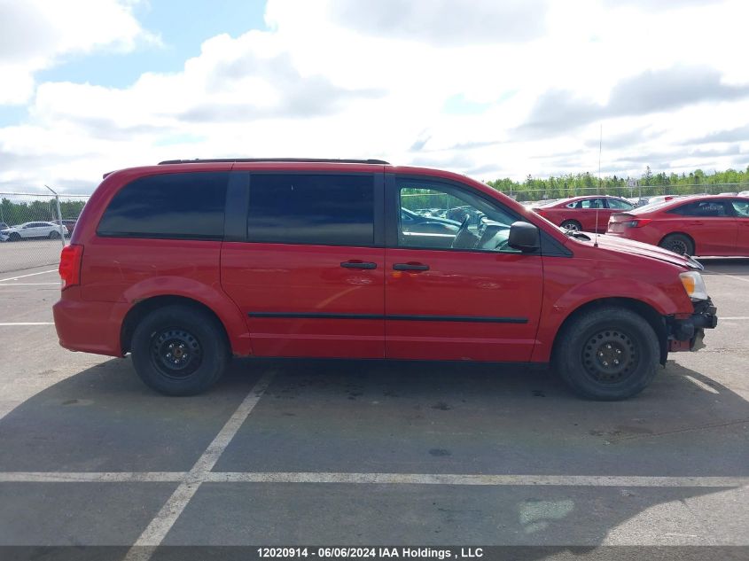 2013 Dodge Grand Caravan Se VIN: 2C4RDGBG5DR597852 Lot: 12020914