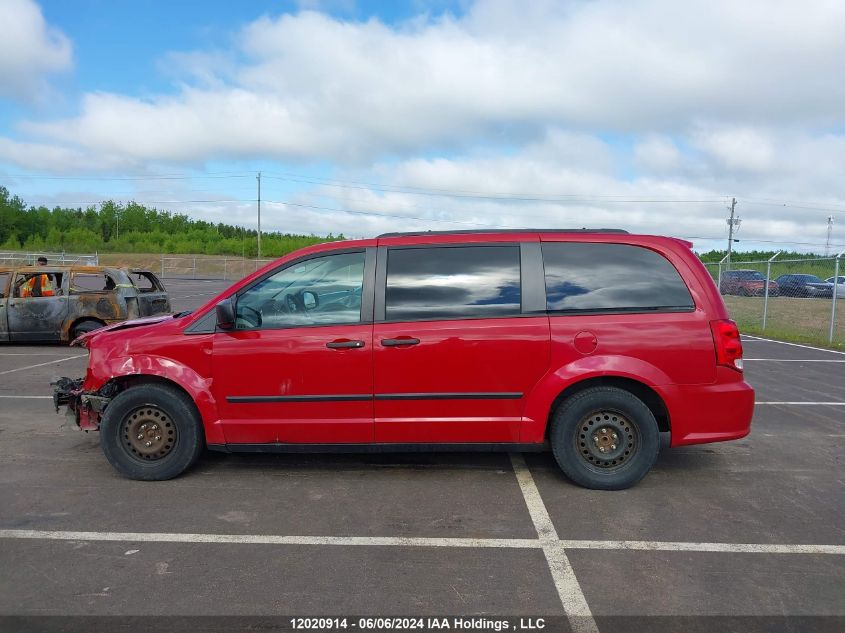 2013 Dodge Grand Caravan Se VIN: 2C4RDGBG5DR597852 Lot: 12020914