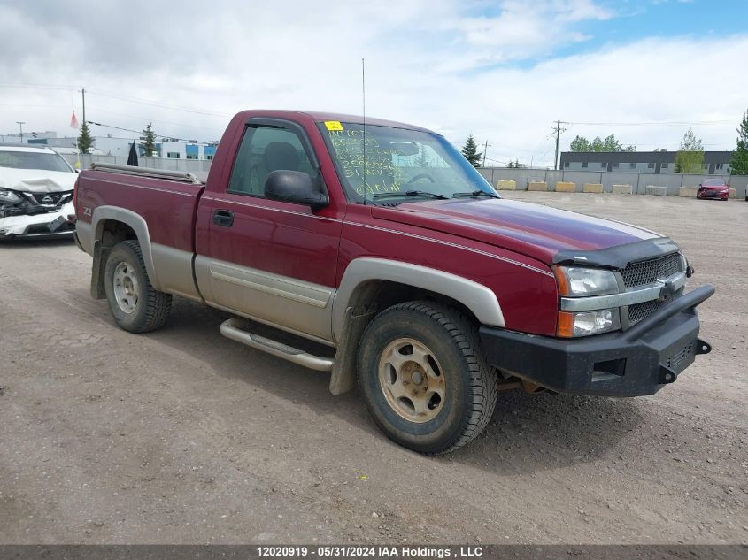 2004 Chevrolet Silverado 1500 VIN: 1GCEK14T54Z287573 Lot: 12020919