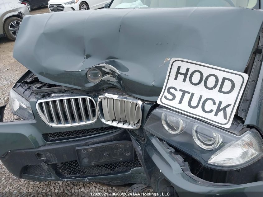 2007 BMW X3 VIN: WBXPC93427WF13868 Lot: 12020921