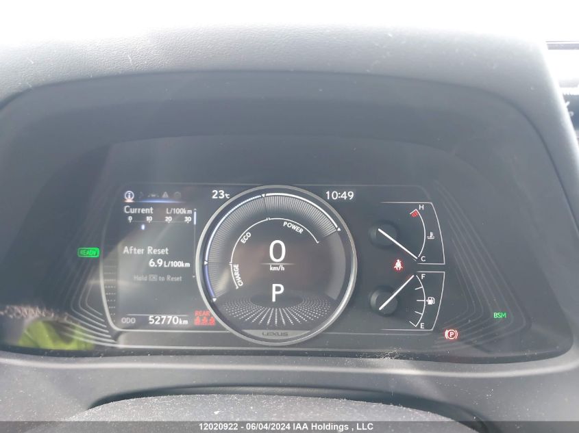 2020 Lexus Ux 250H VIN: JTHP9JBH3L2027729 Lot: 12020922