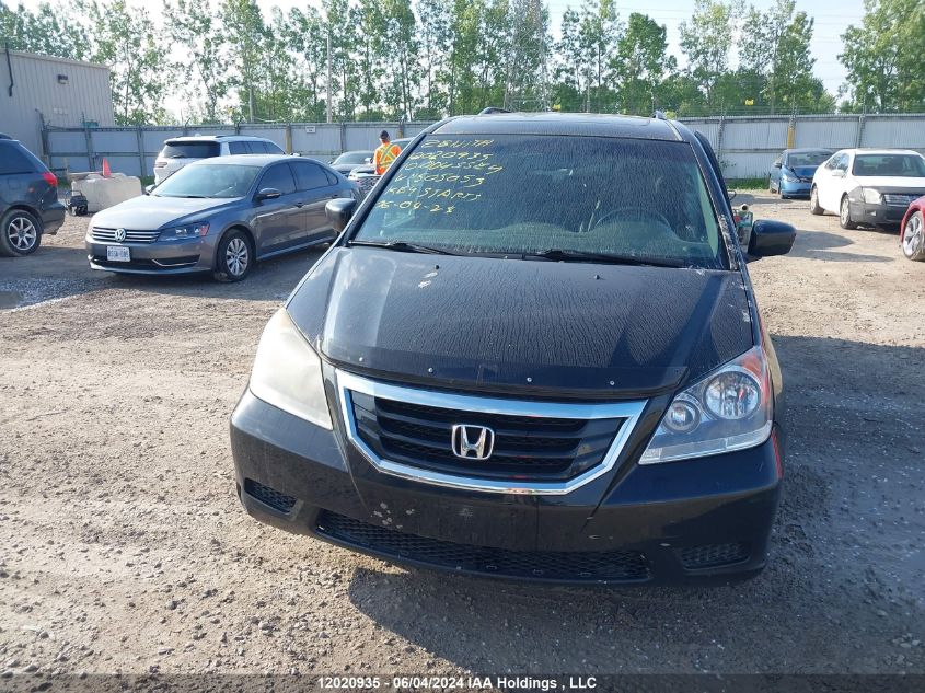 2010 Honda Odyssey VIN: 5FNRL3H68AB505053 Lot: 12020935