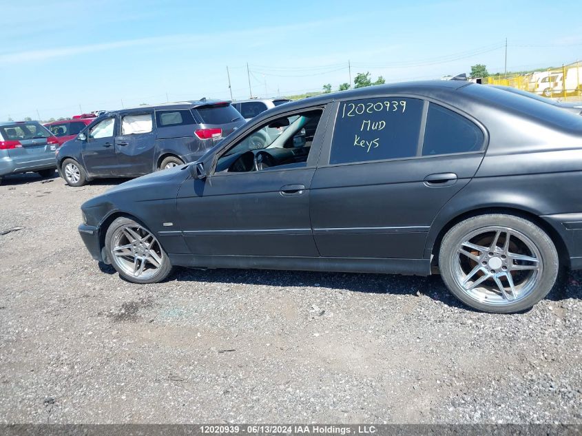 2001 BMW 5 Series VIN: WBADT53411CE91425 Lot: 12020939