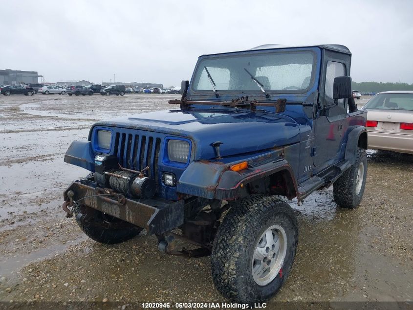 1991 Jeep Wrangler / Yj VIN: 2J4FY29S6MJ141677 Lot: 12020946