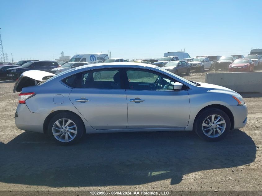 2015 Nissan Sentra VIN: 3N1AB7AP4FL674105 Lot: 12020963