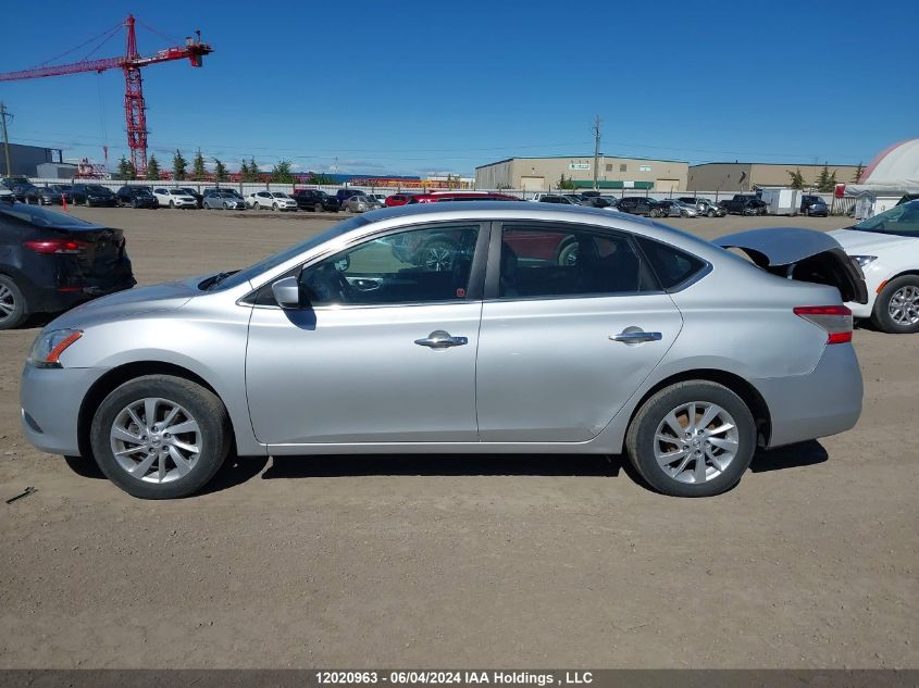 2015 Nissan Sentra VIN: 3N1AB7AP4FL674105 Lot: 12020963