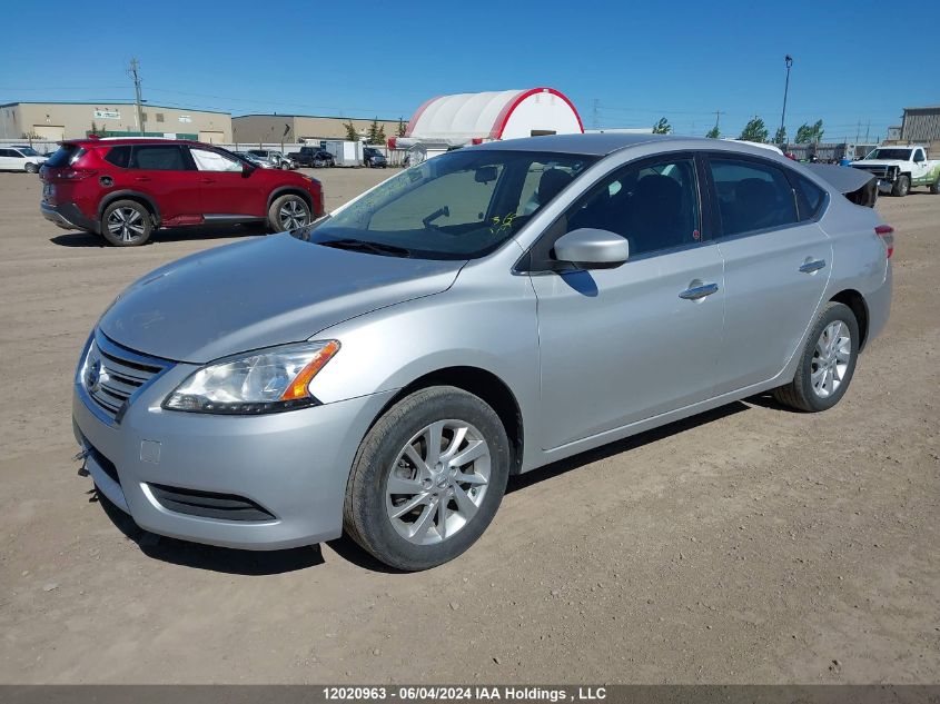 2015 Nissan Sentra VIN: 3N1AB7AP4FL674105 Lot: 12020963