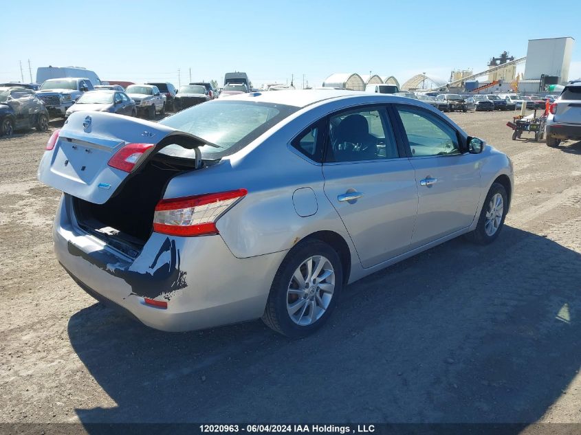 2015 Nissan Sentra VIN: 3N1AB7AP4FL674105 Lot: 12020963