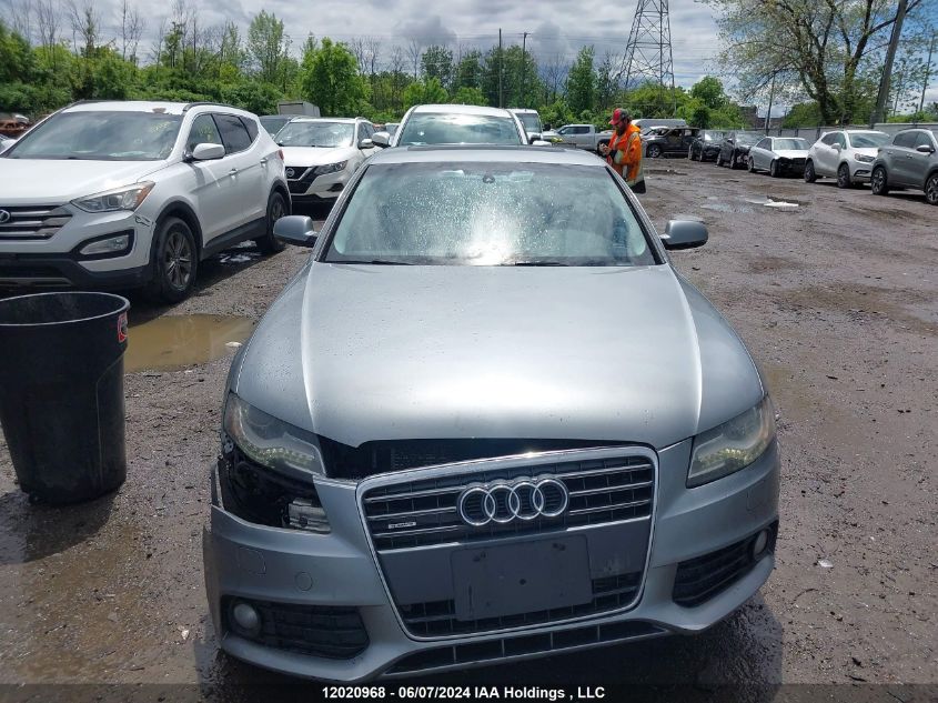 2010 Audi A4 VIN: WAUFFCFL8AN064106 Lot: 12020968