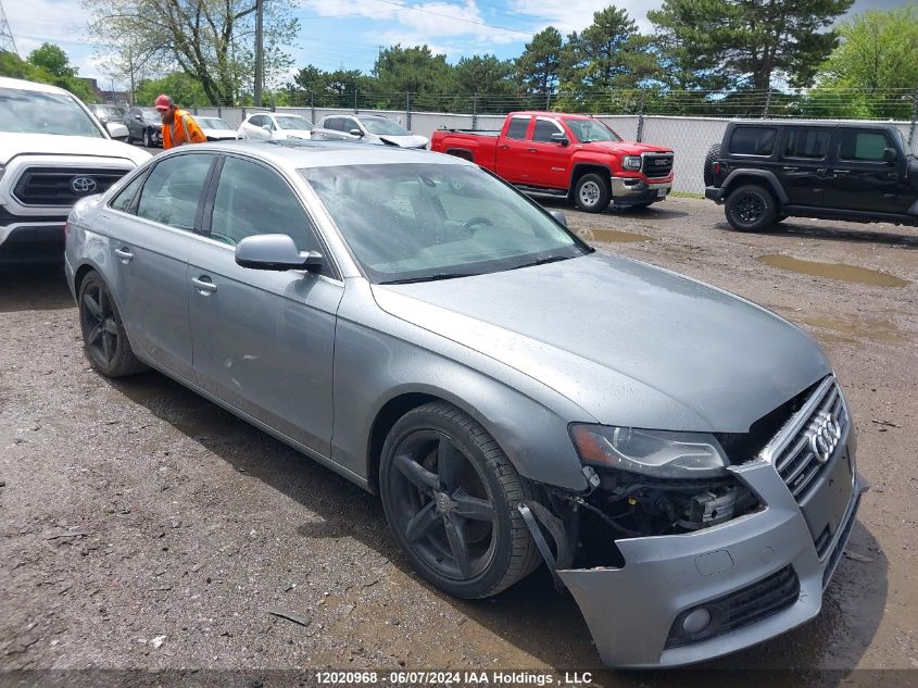 2010 Audi A4 VIN: WAUFFCFL8AN064106 Lot: 12020968