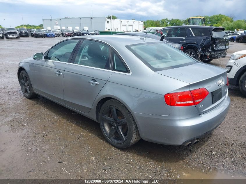 2010 Audi A4 VIN: WAUFFCFL8AN064106 Lot: 12020968