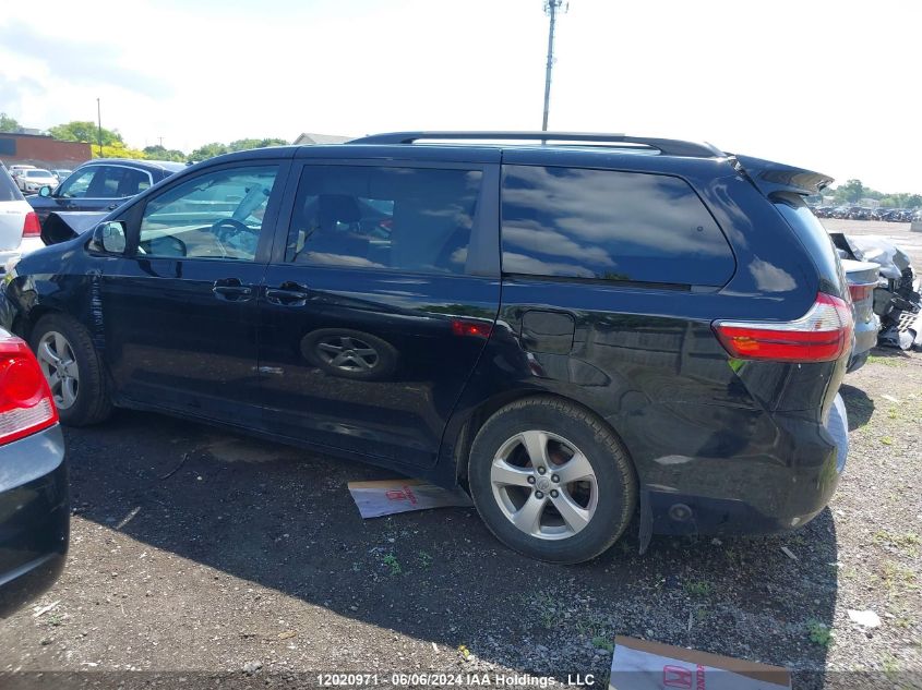 2015 Toyota Sienna Le 8 Passenger VIN: 5TDKK3DC7FS609682 Lot: 12020971