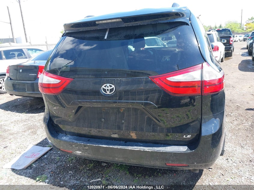 2015 Toyota Sienna Le 8 Passenger VIN: 5TDKK3DC7FS609682 Lot: 12020971