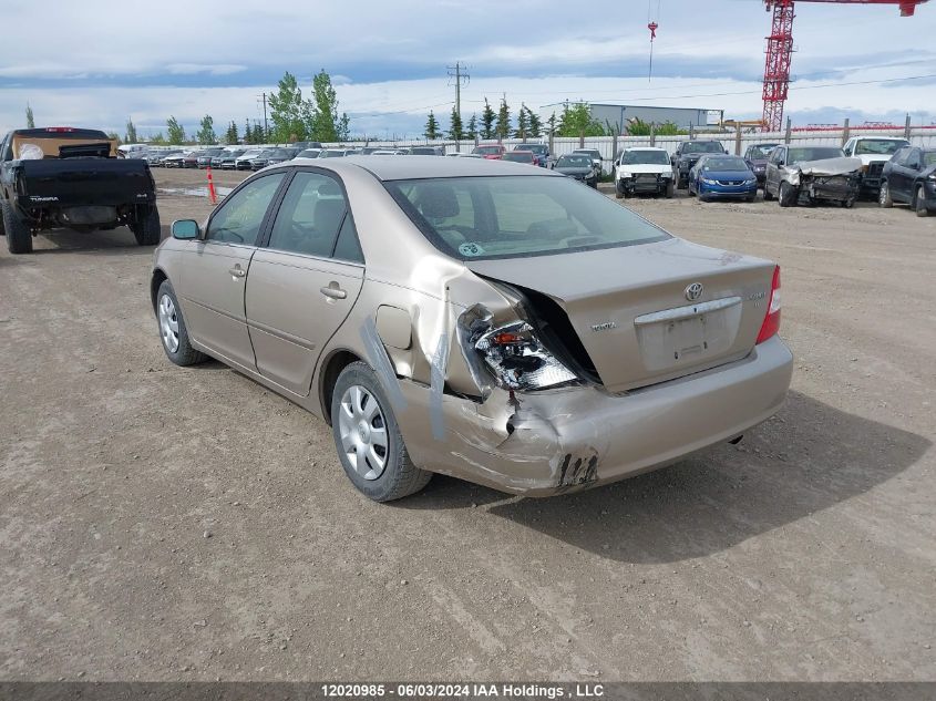 2003 Toyota Camry Le/Xle VIN: JTDBE32KX30202438 Lot: 12020985