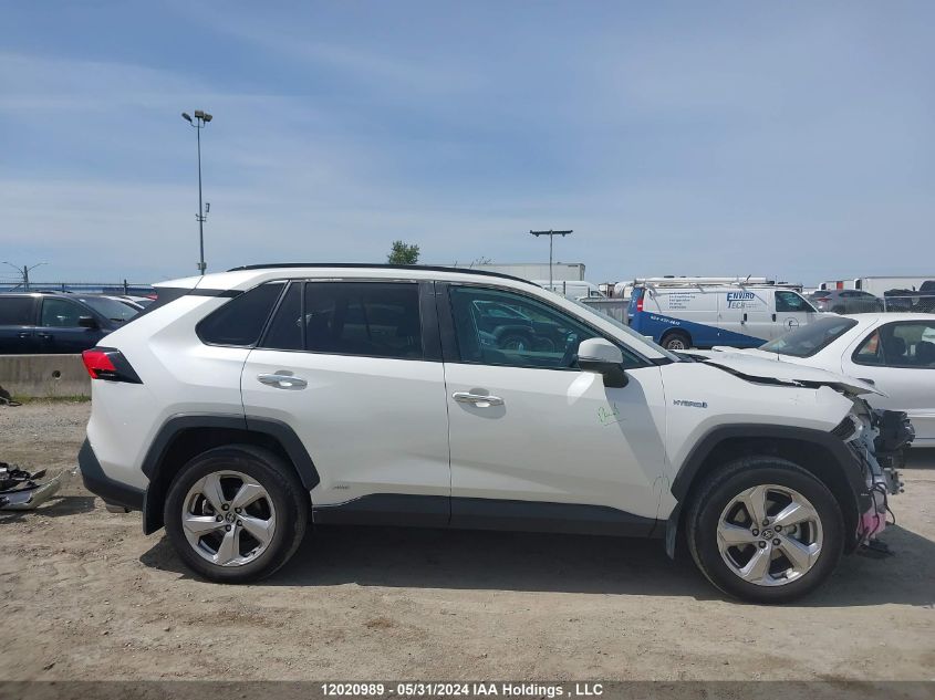 2021 Toyota Rav4 Hybrid Limited VIN: 2T3DWRFV7MW127577 Lot: 12020989