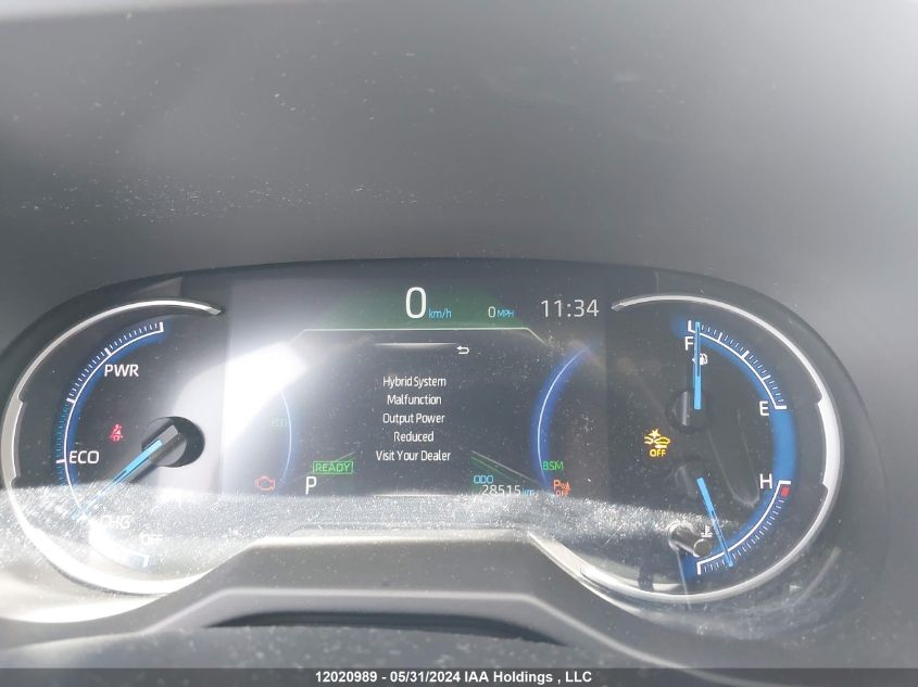 2021 Toyota Rav4 Hybrid Limited VIN: 2T3DWRFV7MW127577 Lot: 12020989