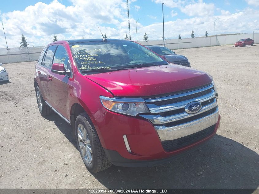 2014 Ford Edge Sel VIN: 2FMDK4JCXEBB14620 Lot: 12020994