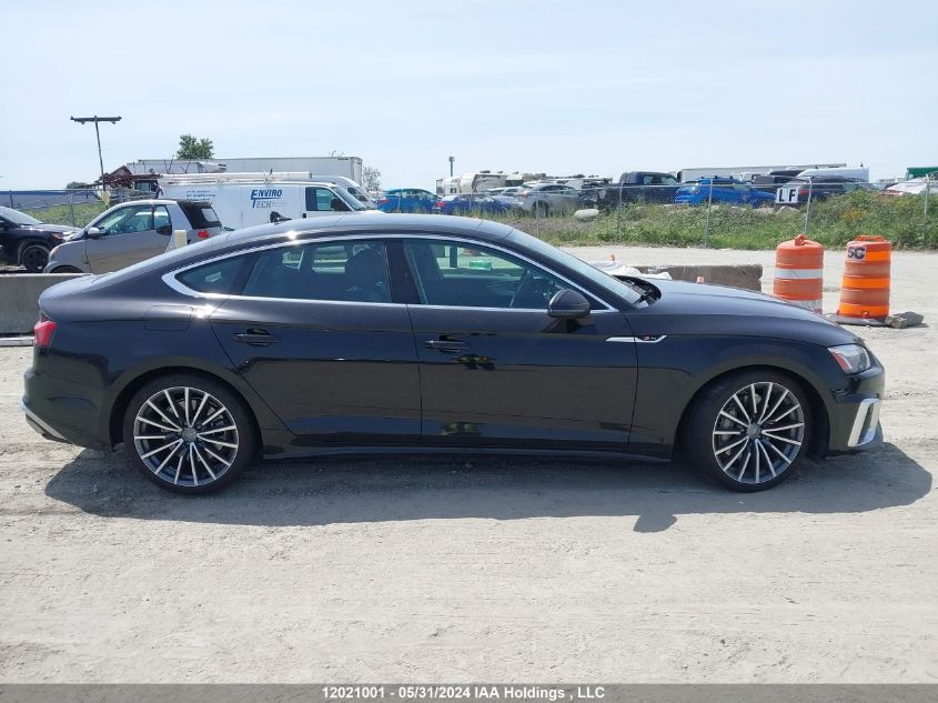 2020 Audi A5 Sportback VIN: WAUFNCF56LA002136 Lot: 12021001