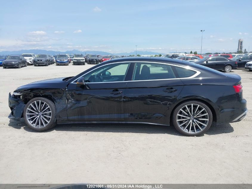 2020 Audi A5 Sportback VIN: WAUFNCF56LA002136 Lot: 12021001