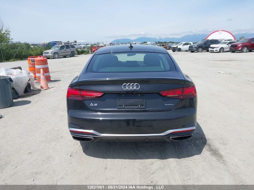 2020 Audi A5 Sportback VIN: WAUFNCF56LA002136 Lot: 12021001