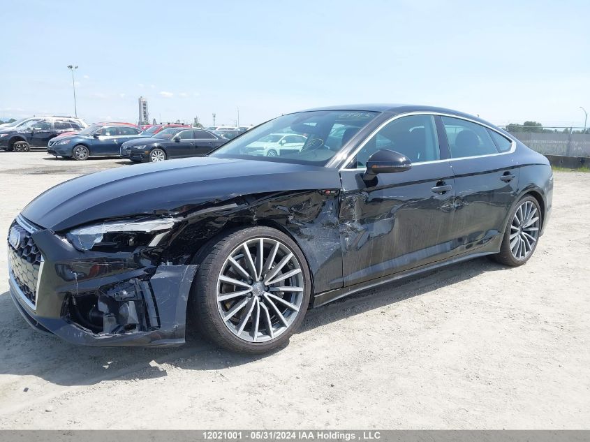 2020 Audi A5 Sportback VIN: WAUFNCF56LA002136 Lot: 12021001