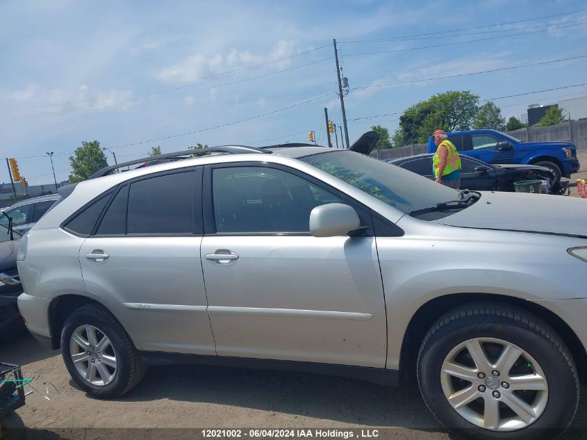 2007 Lexus Rx 400H VIN: JTJHW31U772032895 Lot: 12021002