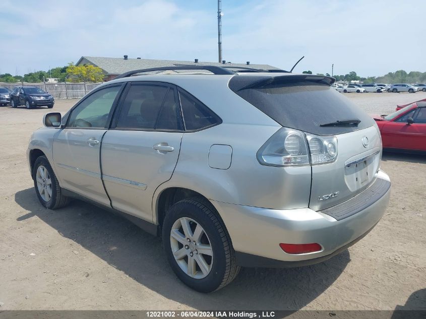 2007 Lexus Rx 400H VIN: JTJHW31U772032895 Lot: 12021002