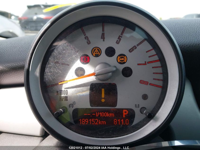 2009 Mini Cooper Hardtop VIN: WMWMF33549TW78977 Lot: 12021012