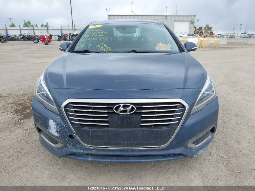 2016 Hyundai Sonata Plug-In Hybrid/Limited VIN: KMHE54L2XGA035754 Lot: 12021016