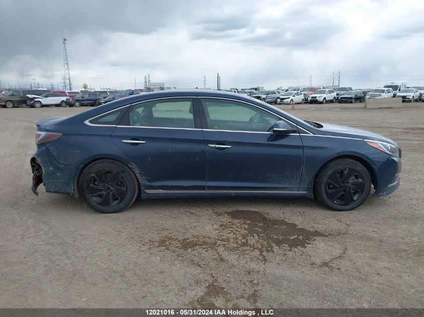 2016 Hyundai Sonata Plug-In Hybrid/Limited VIN: KMHE54L2XGA035754 Lot: 12021016