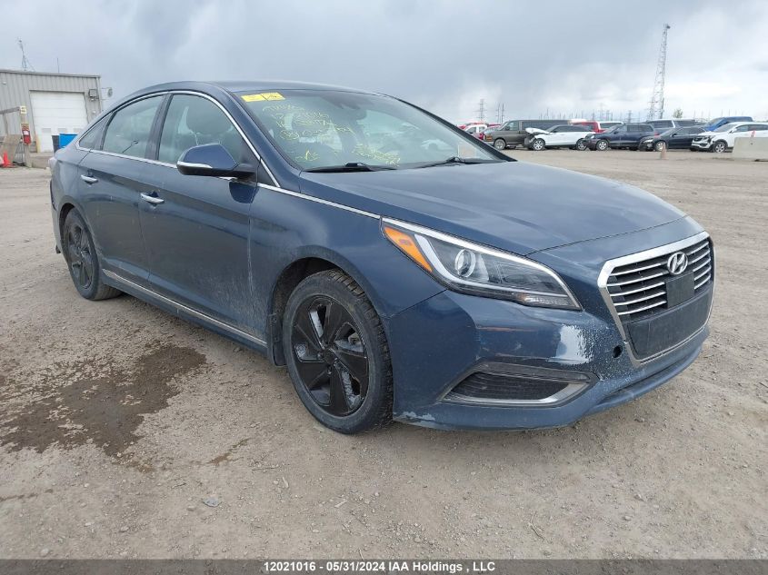 2016 Hyundai Sonata Plug-In Hybrid/Limited VIN: KMHE54L2XGA035754 Lot: 12021016