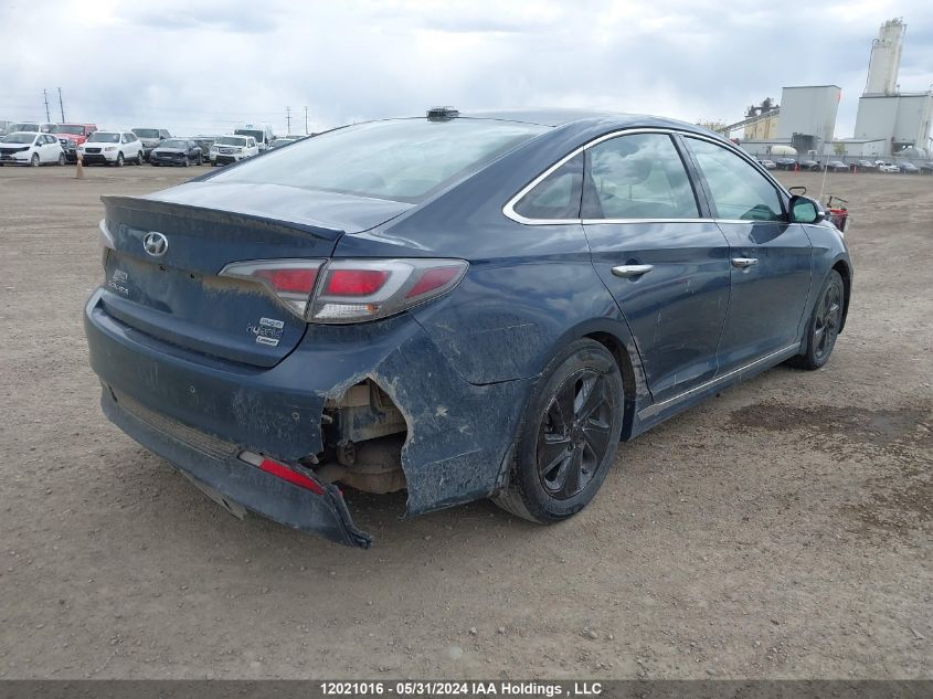 2016 Hyundai Sonata Plug-In Hybrid/Limited VIN: KMHE54L2XGA035754 Lot: 12021016