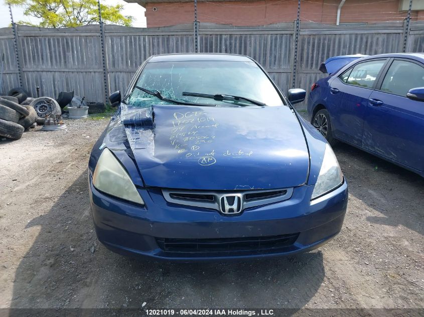 2004 Honda Accord Lx VIN: 1HGCM564X4A805062 Lot: 12021019